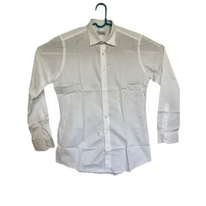 Trumaker White Button Up Long Sleeve Shirt‎
